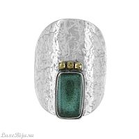 Кольцо TARATATA, Celeste, разъемное,смола, пудра,стеклянные бусины, TT-W23-09422-104 зеленый