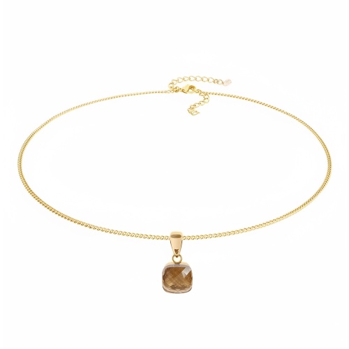 Колье Qudo FIRENZE (G) Smoked Topaz, 107001/48-5108