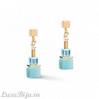 Серьги Coeur de Lion Multicolor Rainbow-Gold, *5020/21-1535
