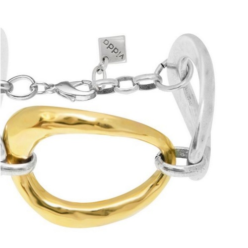 Браслет VIDDA, Futura, двухцветный металл, VD22-0144592 серебристый фото 2