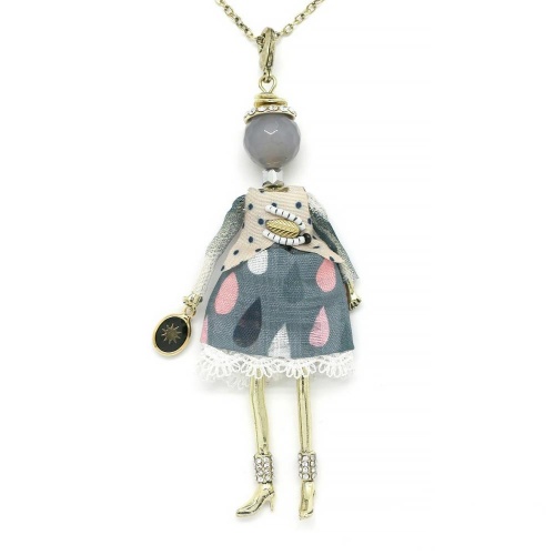 Подвеска Miamelie, кукла Глория, MiA-2602-CL5579 золотистый фото 4