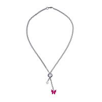 Колье Moon Paris, Kids, с бабочкой и жемчугом, MK-23.03-010 розовый