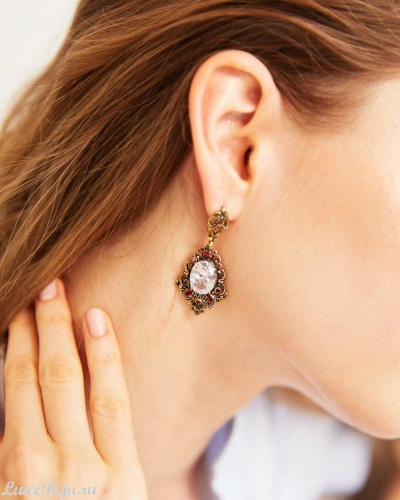 Серьги Fiore di Firenze OR5456 CRYSTAL фото 5