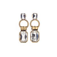 Серьги Celeste G, с кристаллами Swarovski, CS26.1-1724 хрустальный