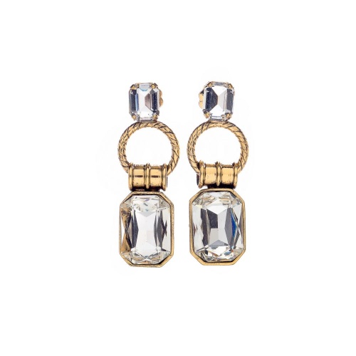 Серьги Celeste G, с кристаллами Swarovski, CS26.1-1724 хрустальный