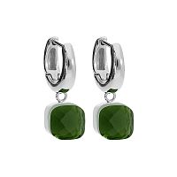 Серьги Qudo FIRENZE (S) Oliv, 107000/20-4900