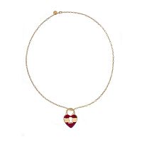 Колье Francesca Bianchi, с эмалью, FB25.2-61S красный
