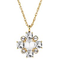 Колье Dyrberg Kern SASSI SG CRYSTAL / WHITE PEARL, 430068