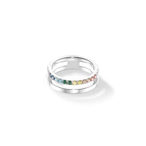 Кольцо Coeur de Lion Multicolour Silver, 0136/40-1517 54