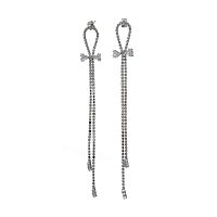 Серьги Moon Paris, Bohemia, с кристаллами, MB-23.12-034 серебристый