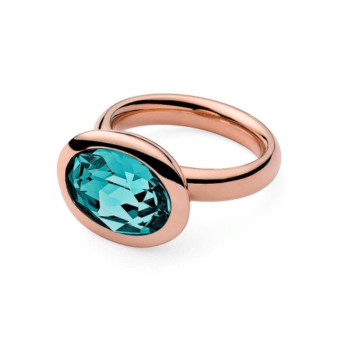 Кольцо Qudo Tivola Light turquoise 17.8 мм 631785/17.8 BL/RG фото 4