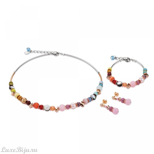 Серьги Coeur de Lion Multicolor Rainbow 4864/21-1520 фото 2