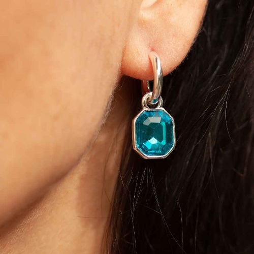 Серьги Fiore Luna Aquamarine, LE6111 S фото 2