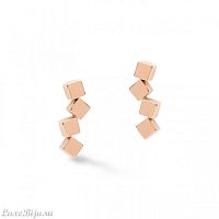 Серьги Coeur de Lion Rose Gold 5071/21-1620