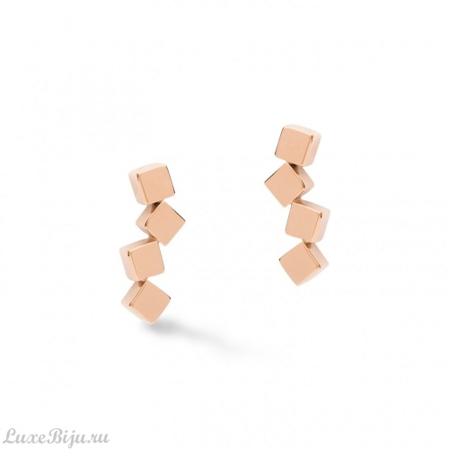 Серьги Coeur de Lion Rose Gold 5071/21-1620