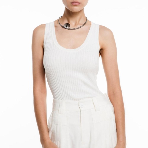 Колье Katerina Vassou, Oleander, гривна, с кристаллами, KV24.1-308791B серебристый фото 4