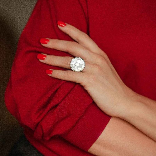 Кольцо Possebon Mother Pearl Mosaic, K2155.1/16,5 S 16 фото 2