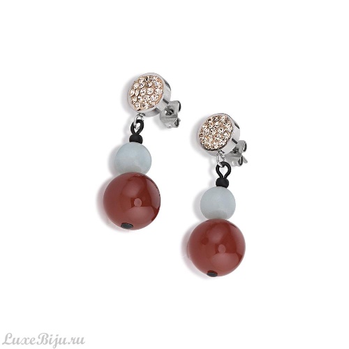 Серьги Coeur de Lion Multicolor Gemstone 4888/21-1561 фото 2