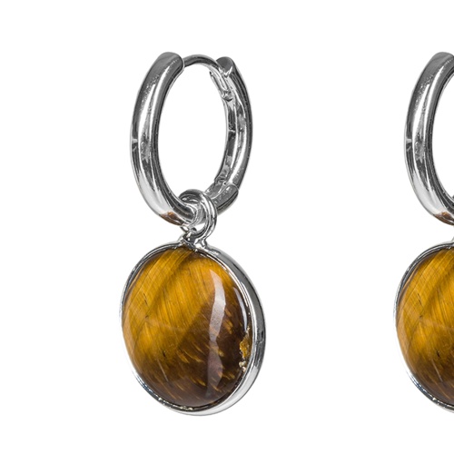 Серьги Fiore Luna TIGER EYE, LE1120 BR/S фото 3
