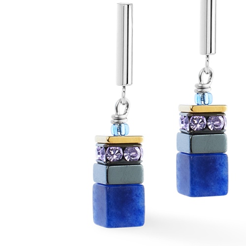 Серьги Coeur de Lion Blue-Purple, 3017/21-0708 фото 2