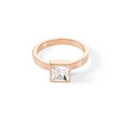 Кольцо Coeur de Lion Brilliant Square Rose Gold, 0500/40-1822 58 фото 3