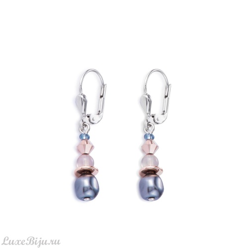 Серьги Coeur de Lion Grey 4863/20-1200