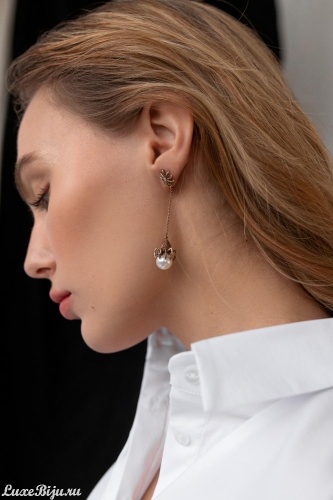 Серьги Fiore di Firenze OR2210-1 GRANAT фото 4