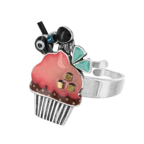 Кольцо TARATATA, Chapardeuse, разъемное, со смолой, бусинами и нитью, TT-H24-07414-105 розовый фото 2