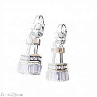Серьги Coeur de Lion Crystal Rosegold 4015/20-1822