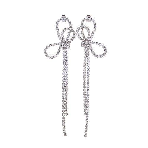 Серьги Moon Paris, Bohemia, бант с кристаллами, MB-26.01-009 хрустальный