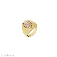 Кольцо VIDDA, Caribe, с австрийским кристаллом в форме черепа, VD26.1-01617 янтарный, 18