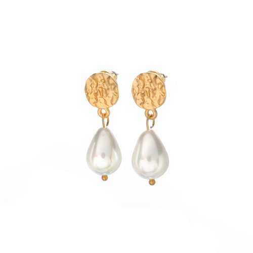 Серьги Dansk Copenhagen, Audrey, с перламутровой бусиной, DNSK26.1-3C2507010 золотистый