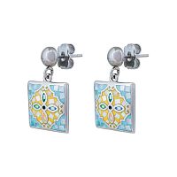 Серьги Fiore Luna ENAMEL MIX, AE03194-2 M/S