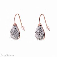 Серьги Qudo Liscia 301431 BW/RG