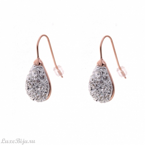 Серьги Qudo Liscia 301431 BW/RG