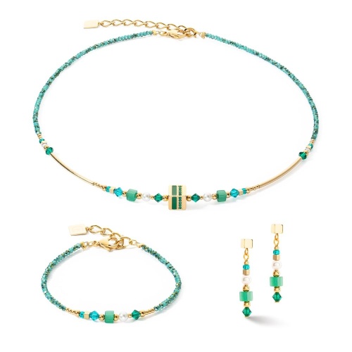 Пусеты Coeur de Lion Green-Gold, 4355/21-0516 фото 5