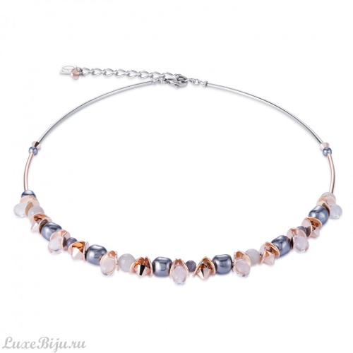 Колье Coeur de Lion Grey 4863/10-1200