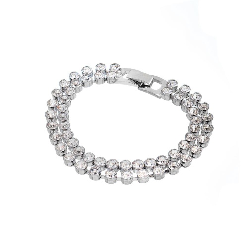 Браслет Moon Paris, Bohemia, двойной, с кристаллами, MB-26.01-030 хрустальный