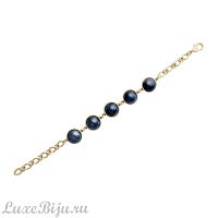 Классический браслет Pearl Sodalite C1362.22 BL/G