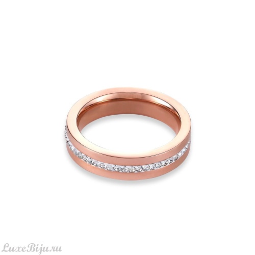 Кольцо Coeur de Lion Crystal-Rosegold 18.5 мм 0226/40-1800 58