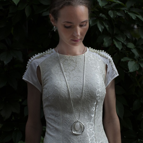 Колье Fiore Luna WHITE OPAL, LN5138 BW/S фото 4