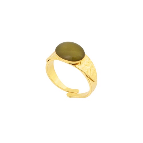 Кольцо TARATATA, Ringo, разъемное, с цветной смолой, TT-E25-09422-207 зеленый