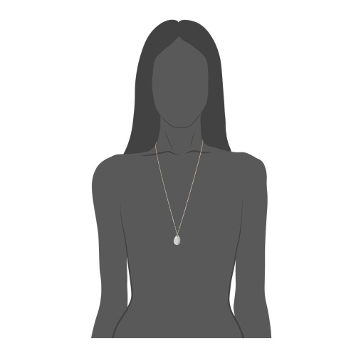 Колье Moon Paris, цепь,золот.,подвеска, Mo-1810-241 белый фото 4