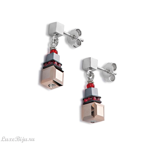 Серьги Coeur de Lion Red 4851/21-0300