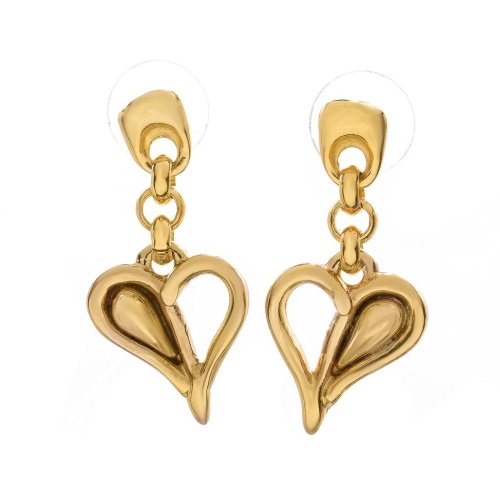 Серьги Tra-la-ra, Pasion, с сердцем, TLR24-241O103 золотистый