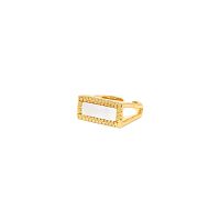 Кольцо Nature Bijoux, Barcares, разъемное, с перламутром, NB23.1-19-24837 золотистый