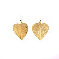 Серьги Celeste G, с сердцем, CS26.1-1357 золотистый