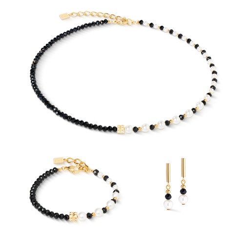 Колье Coeur de Lion Black-White, 4313/10-1314 фото 3