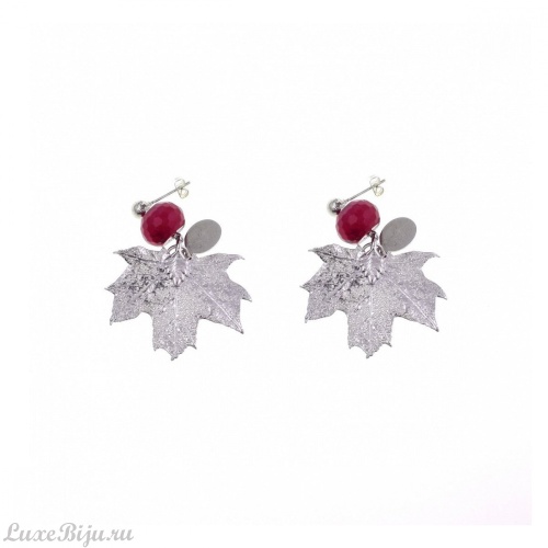 Серьги Ester Bijoux Канадский Клён OR756-S BW