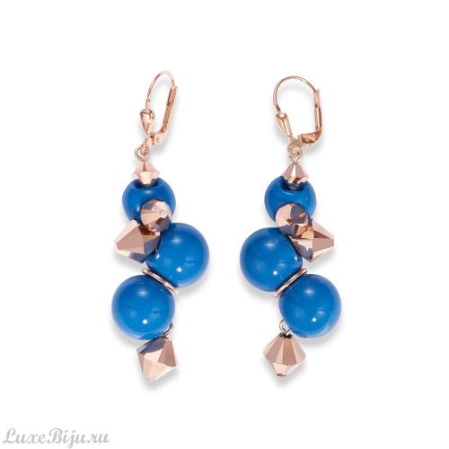 Серьги Coeur de Lion Blue 4937/20-0700